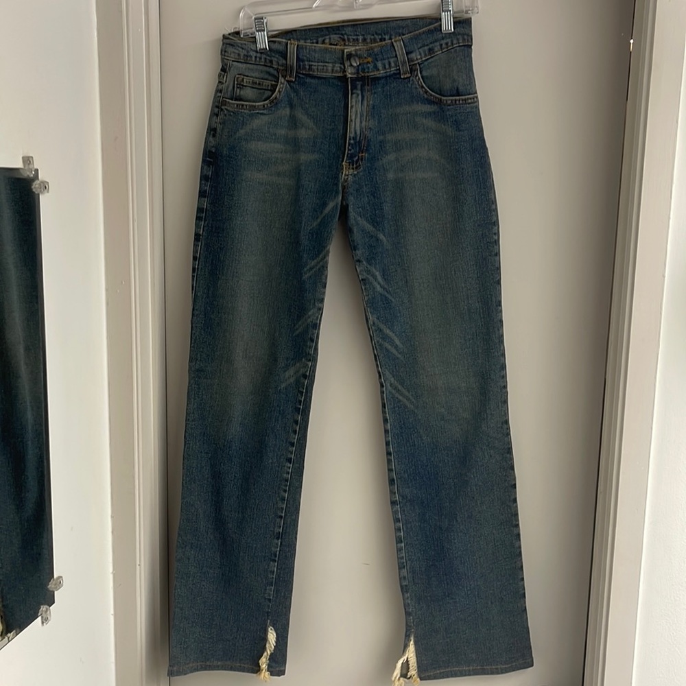 Mens vintage designer Sharagano Paris Lycra denim jeans 32/30